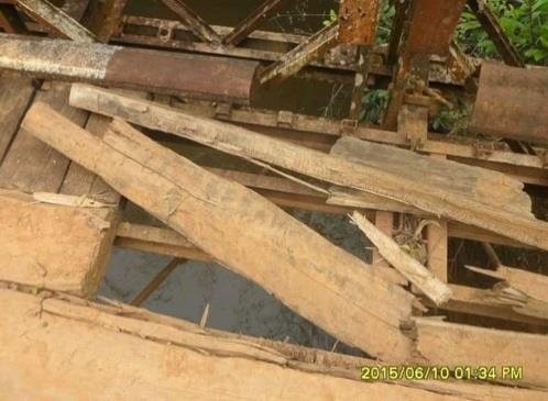 Réhabilitation du pont métallique Nsunza